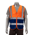 Class 2 3.8oz. Knitted Double Band Reflective Safety Vest | Safety orange-blue