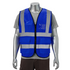 Class 2 3.8oz. Knitted Double Band Reflective Safety Vest | Safety navy-blue