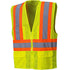Class 2 Polyester Two Tone Reflective Tape Safety Vest | Safety yellow