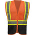 Class 2 3.8 Oz. Polyester Reflective Safety Vest With Pocket | Safety orange
