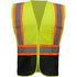 Class 2 3.8 Oz. Polyester Reflective Safety Vest With Pocket | Safety yellow
