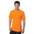 Non-ANSI USA Made Poly-Cotton Safety T-Shirt With Pocket | Safety orange