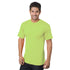 Non-ANSI USA Made Poly-Cotton Safety T-Shirt With Pocket | Safety yellow