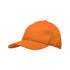 USA Made 100% Cotton Safety Structured Twill Cap | Safety orange