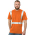 USA Made 100% Cotton Class 2 Safety T-Shirt | Safety orange