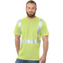 USA Made 100% Cotton Class 2 Safety T-Shirt | Safety yellow