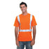 USA Made 100% Polyester Class 2 Safety T-Shirt | Safety orange