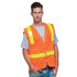USA Made ANSI Class 2 Safety Vest With Pockets | Safety orange