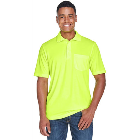 Non-ANSI Safety Workwear High Viz Polo W/ Pocket | Safety yellow