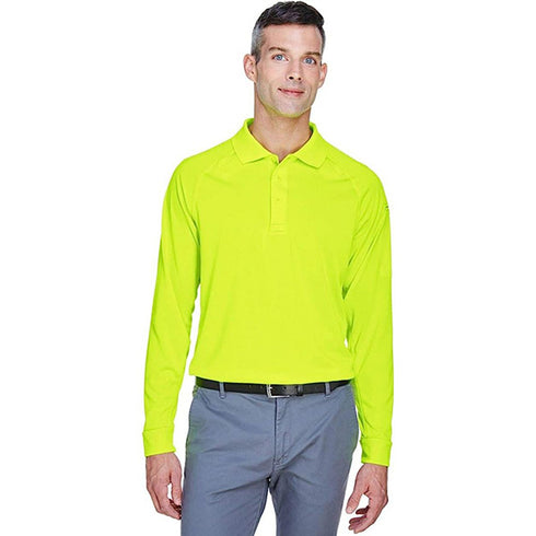 Safety Workwear Non-ANSI High Viz Long Sleeve Polo | Safety yellow