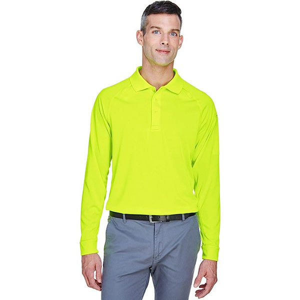 Safety Workwear Non-ANSI High Viz Long Sleeve Polo | Safety yellow
