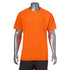3.8 Oz. Non-ANSI Birdseye Mesh Safety T-Shirt W/ Pocket | Front side | Safety orange