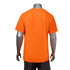 3.8 Oz. Non-ANSI Birdseye Mesh Safety T-Shirt W/ Pocket | Back side | Safety orange