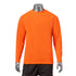 Non-ANSI Birdseye Mesh Safety Long Sleeve T-Shirt | Front side | Safety orange