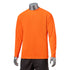 Non-ANSI Birdseye Mesh Safety Long Sleeve T-Shirt | Safety orange