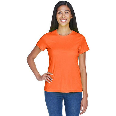 High Viz Women's Short Sleeve Safety Workwear T-Shirt | Safety orange