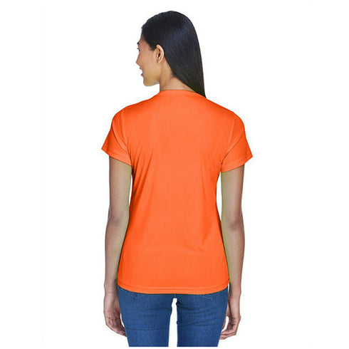 High Viz Women's Short Sleeve Safety Workwear T-Shirt | Safety orange