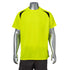 3.8 Oz. Non-ANSI Birdseye Mesh Safety T-Shirt | Front side | Safety yellow