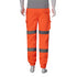 Hi Vis Combat Safety Jogging Fleece Pant | Safety orange