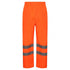 Hi Vis Waterproof Over Trousers Work Wear Safety Pants | Safety orange