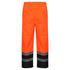 Hi Vis Waterproof Color Block Over Trousers Work Wear Safety Pants | Safety orange