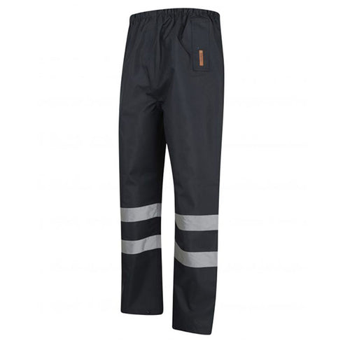 Hi Visibility Reflective Waterproof Over Trouser | Safety navy