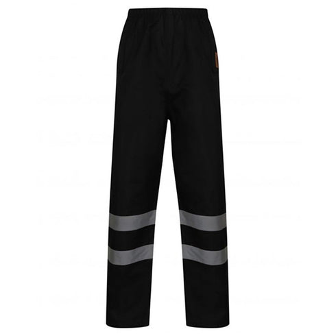 Hi Visibility Reflective Waterproof Over Trouser | Safety black