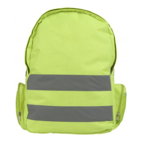 High Visibility Reflective Utility Safety Backpack | Front side | Safety yellow