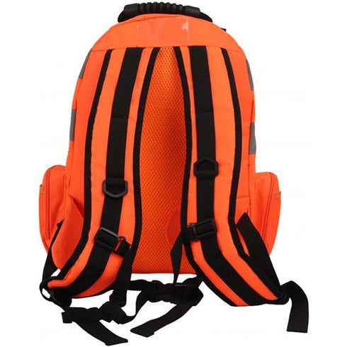 High Visibility Reflective Utility Safety Backpack | Safety orange