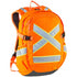 Hi Vis Reflective Piping-X Two Tone Backpack | Safety orange