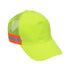 Hi-Vis Two Tone Reflective Trim Cap Mesh Back Safety Baseball Hat | Safety yellow