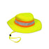 Hi-Vis Two Tone Color Block Trim Mesh Safety Ranger Hat | Safety yellow