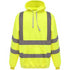 Class 3 Safety Hoodie With Kangaroo Pocket | Front side | Safety yellow