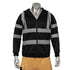 Class 3 Reflective Tape Safety Zipper Hoodie With Kangaroo Pocket | Safety black