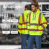 Class 3 Two Tone Reflective Tape Safety Hoodie | Safety yellow