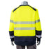 Excavator Class 3 Color Block Safety Sweatshirt With Segmented Tape And Kangaroo Pocket