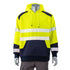 Excavator Class 3 Color Block Safety Hoodie With Segmented Tape And Kangaroo Pocket