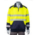 Excavator Class 3 Color Block Safety 1/4 Zipper With Segmented Tape And Kangaroo Pocket