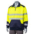Excavator Class 3 Color Block Safety 1/4 Zipper With Segmented Tape And Kangaroo Pocket
