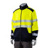 Excavator Class 3 Segmented Safety Sweatshirt And Kangaroo Pocket | Safety yellow