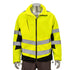Class 3 Two Tone Reflective Tape Safety Jacket With Pocket | Safety yellow