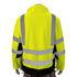 Class 3 Two Tone Reflective Tape Safety Jacket With Pocket | Safety yellow