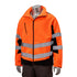 Class 3 Two Tone Reflective Tape Safety Jacket With Pocket | Safety orange