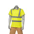 Class 2 Safety Polo Birdseye Mesh Shirt W/ Reflective Tape | Safety yellow