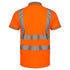 Class 2 Safety Polo Birdseye Mesh Shirt W/ Reflective Tape | Safety orange