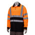 Class 3 Color Block Reflective Tape Safety Polo Shirt | Safety orange-black