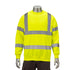 Class 3 Double Band Reflective Tape Safety Sweatshirt | Safety yellow