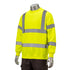 Class 3 Double Band Reflective Tape Safety Sweatshirt | Safety yellow