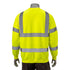 Class 3 Double Band Reflective Tape Safety Sweatshirt | Safety yellow