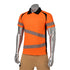 Class 3 Safety Polo With Double Band 2" Segmented Tape | Safety orange